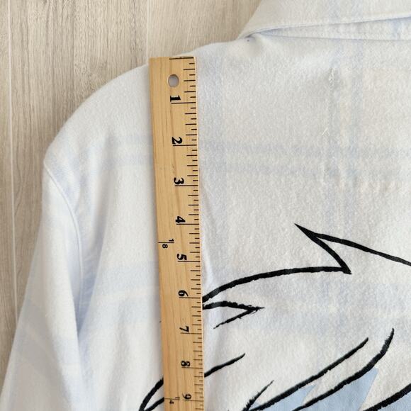 Cakeworthy Flannel Shirt Adult Medium Rudolf The Red Nosed Reindeer Bumble Plaid - Picture 13 of 16